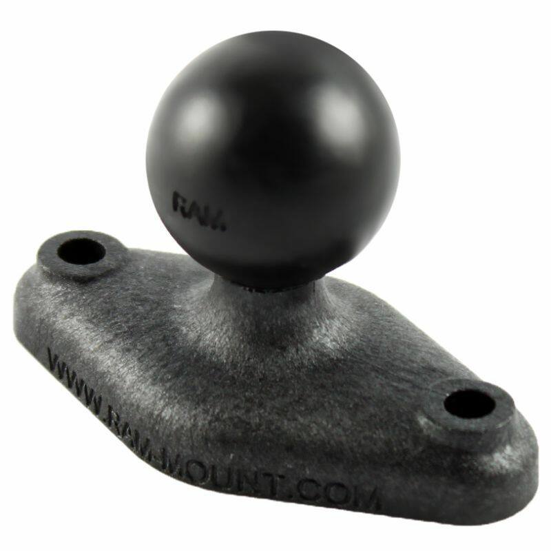 RAM Cup Holder Base - RAM Stubby with Arm and Diamond Adaptor Plate (1" ball)