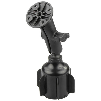 RAP-B-299-4-202U Stubby Cup Holder Mount with Round Plate Adaptor