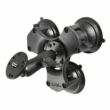 RAM Camera Mount (1/4"-20 Male Thread) - Triple Suction Cup Base (B Series)