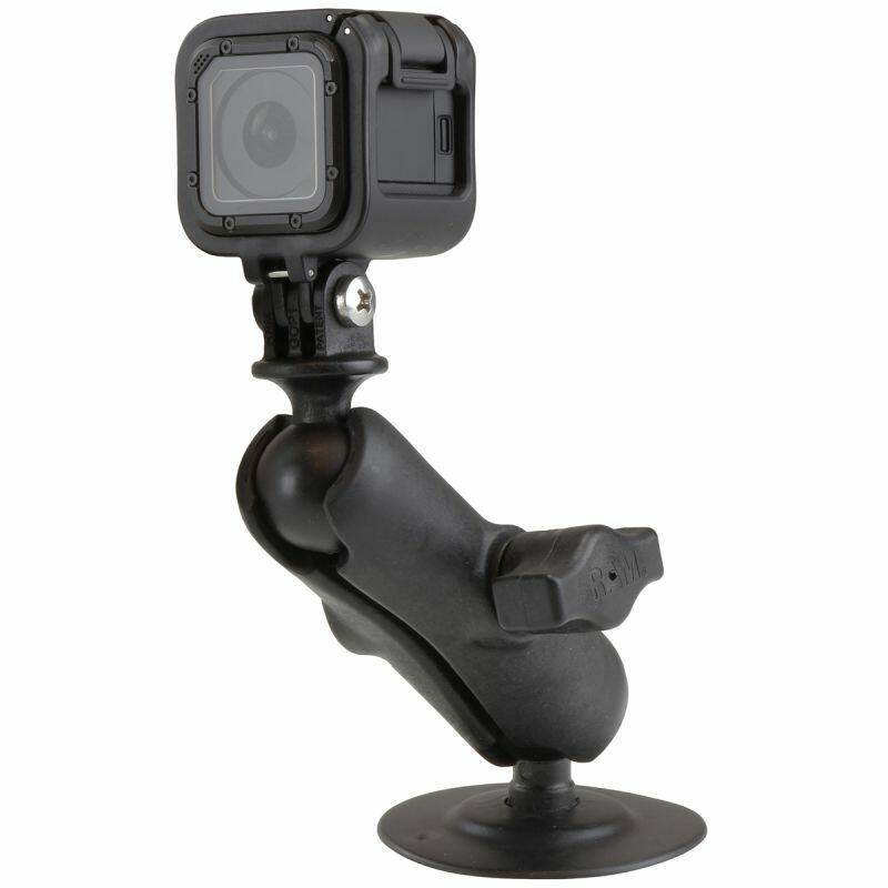 RAM Action Camera / GoPro Mount with Flexible Adhesive Base