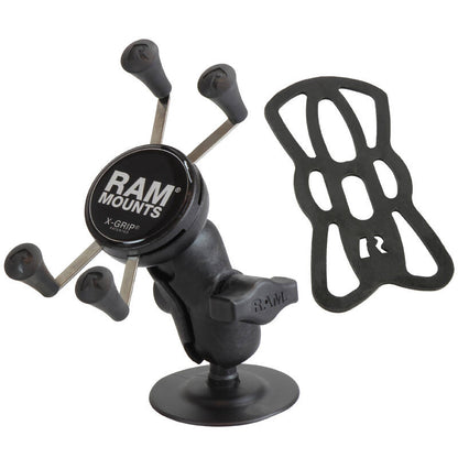 RAM X-Grip Universal SmartPhone Cradle - Adhesive Base & Short Composite Arm