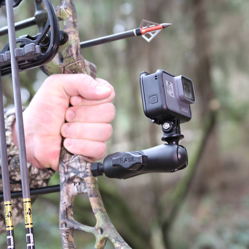 RAM Bow-Cam Mount with Universal Action Camera Adapter