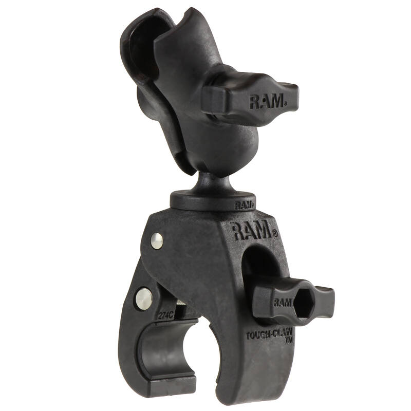 RAP-B-400-201-AU RAM® Tough-Claw™ Small Clamp Base with Double Socket Arm - Short arm 