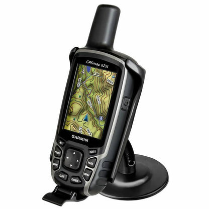 RAM Garmin Cradle - Astro 320, GPSMAP 62 / 64 with Adhesive Base (Lil Buddy)