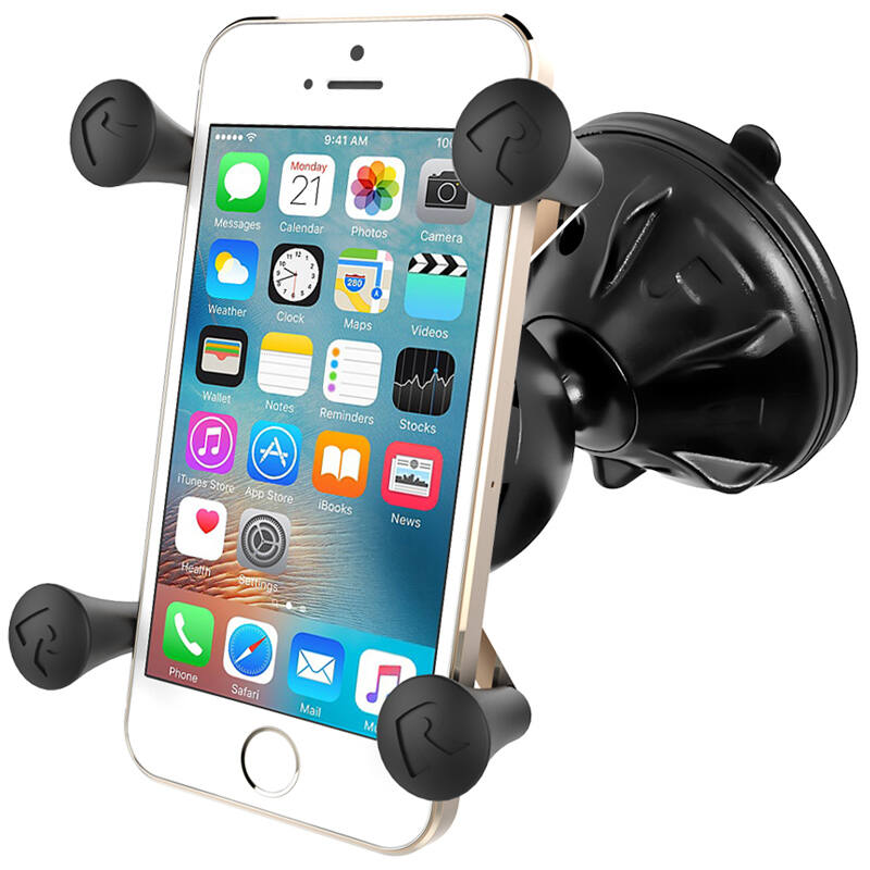 RAM X-Grip Universal Smartphone Cradle - Suction Cup base - Mighty-Buddy