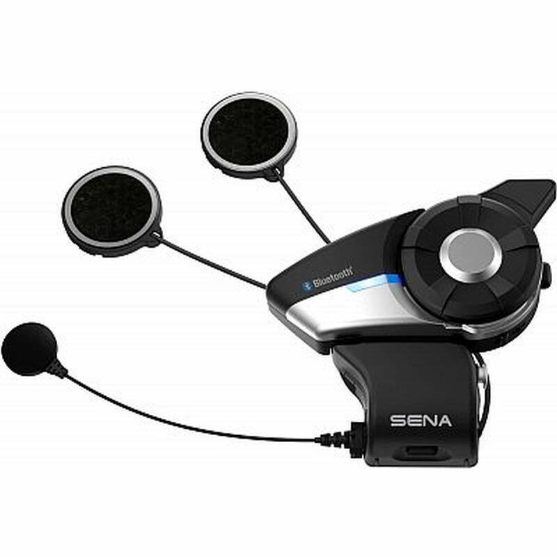 Sena 20S EVO 8 way Intercom with 2km Range - phone / GPS / radar - single unit