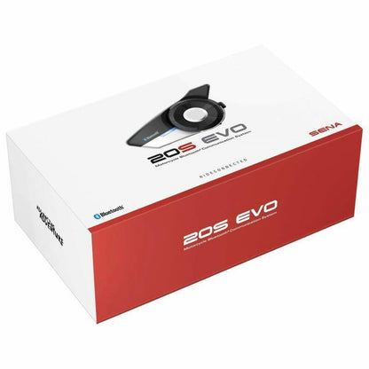 Sena 20S EVO 8 way Intercom with 2km Range - phone / GPS / radar - single unit