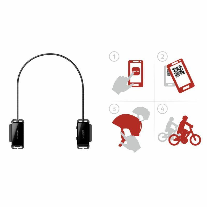 Sena pi - Cycling / Bicycle - Bluetooth Communicator - Use with any helmet